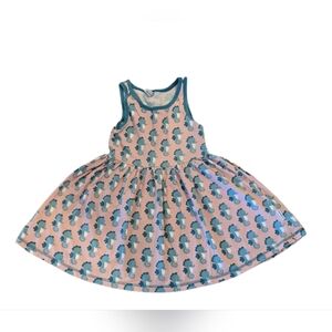Maxomorra Swing Seahorse Dress Sz 7/8